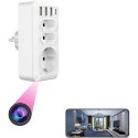 Toma de pared Cámara Full HD Wifi detección de movimiento