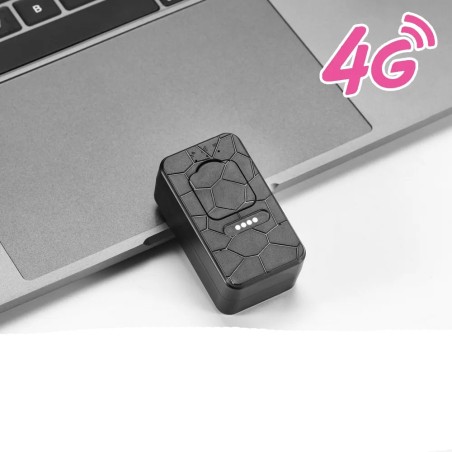 Rastreador GPS magnético 4G resistente al agua con micrófono 30 días