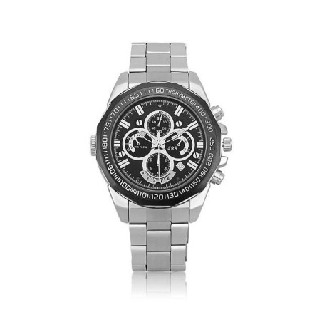 Reloj Metálico con Cámara Full HD, Visión Nocturna y Micrófono Integrado