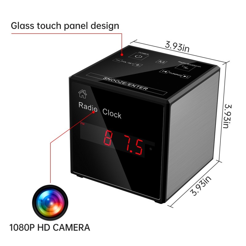 Cámara Wi-Fi - Reloj - Altavoz Bluetooth
