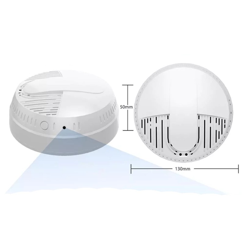 Cámara WiFi Full HD Detector de Humo Detector de Movimiento