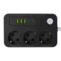 Cámara WiFi Full HD en Regleta de Enchufes y Puertos USB