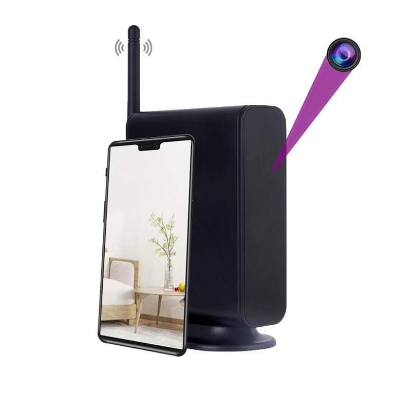 Router WiFi con Cámara Full HD y Detección de Movimiento