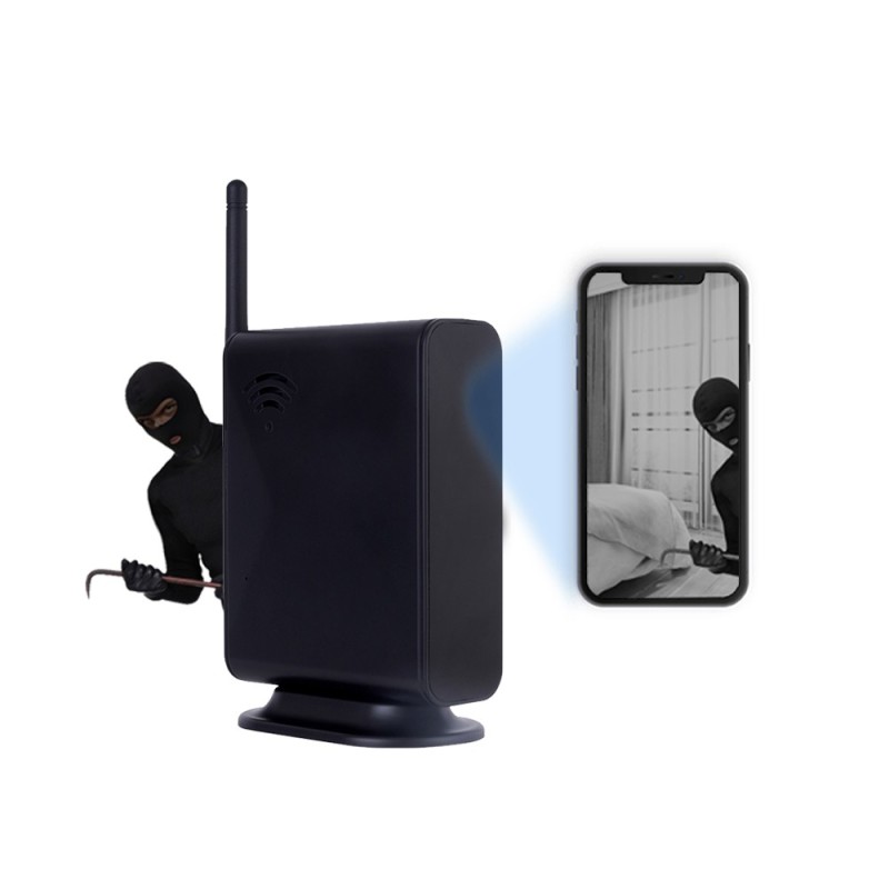 Router WiFi con Cámara Full HD y Detección de Movimiento