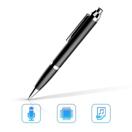 Audio Recorder Pen met Geluidsdetectie – 20 Uur
