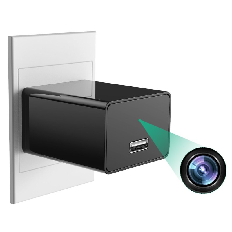 Cargador con cámara Full HD 1080p con visión nocturna