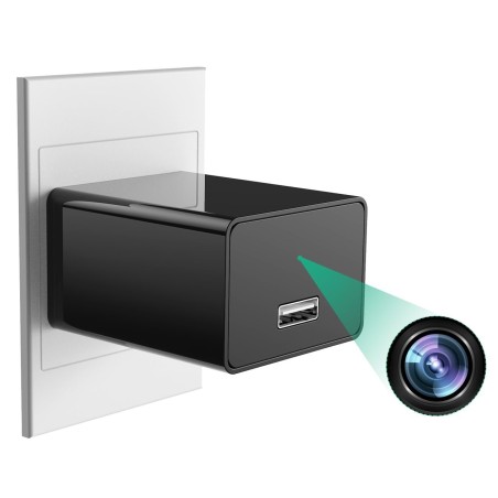 Cargador con cámara Full HD 1080p con visión nocturna