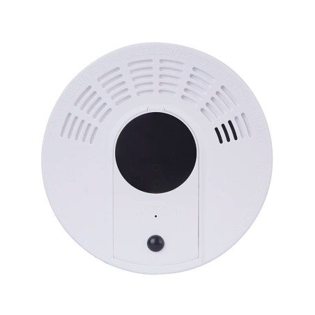 WIFI cámara detector de humo batería de larga duración 1 año detección de movimiento
