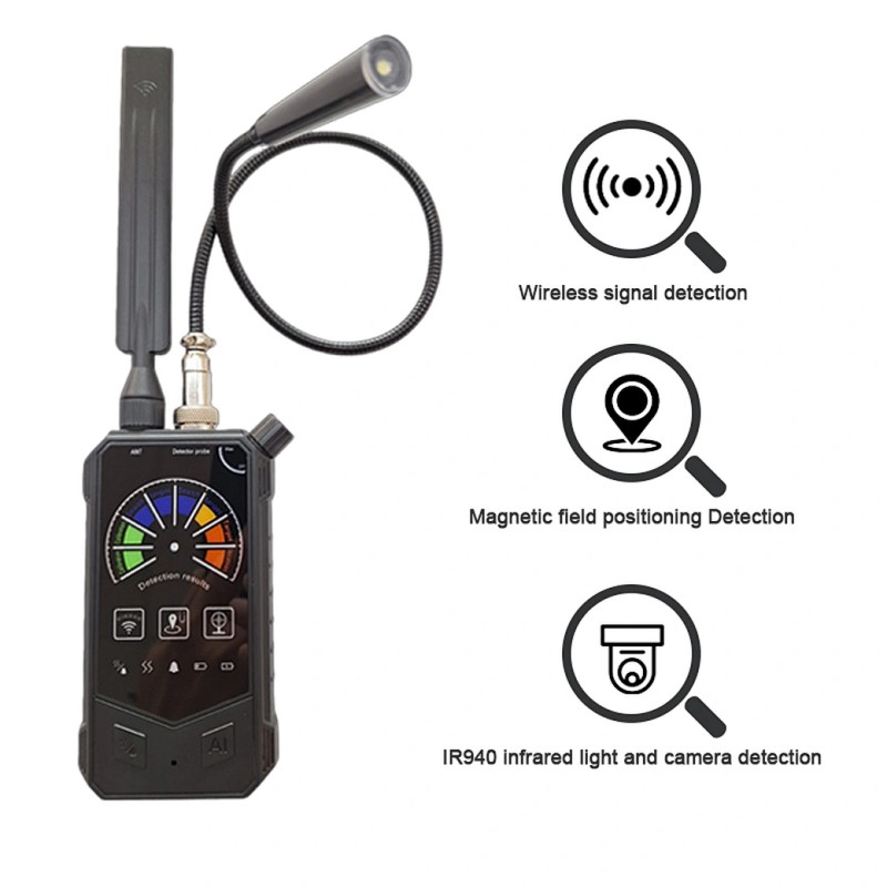 Detector voor camera microfoon GPS-tracker