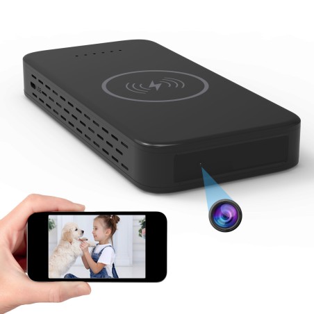 Cámara Power Bank WiFi con Detección de Movimiento Full HD