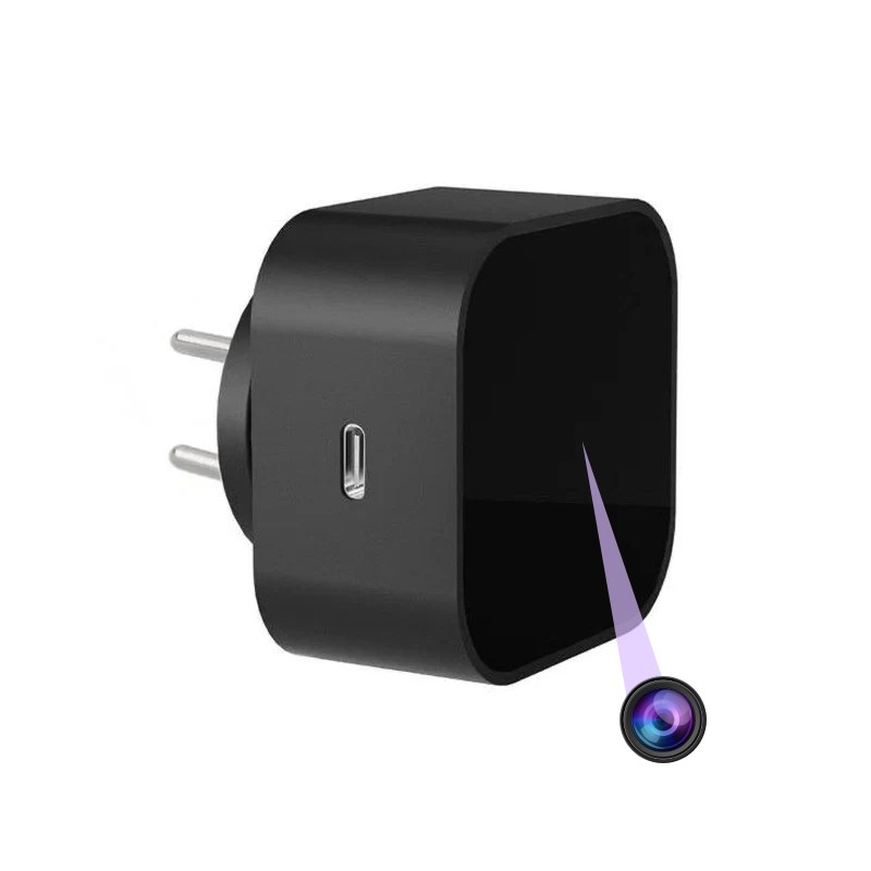 Cámara WiFi Full HD integrada en cargador USB Tipo-C