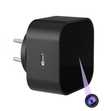 Cámara WiFi Full HD integrada en cargador USB Tipo-C