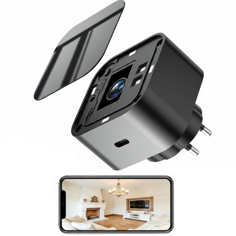 Caméra WiFi Full HD dans chargeur USB Type-C