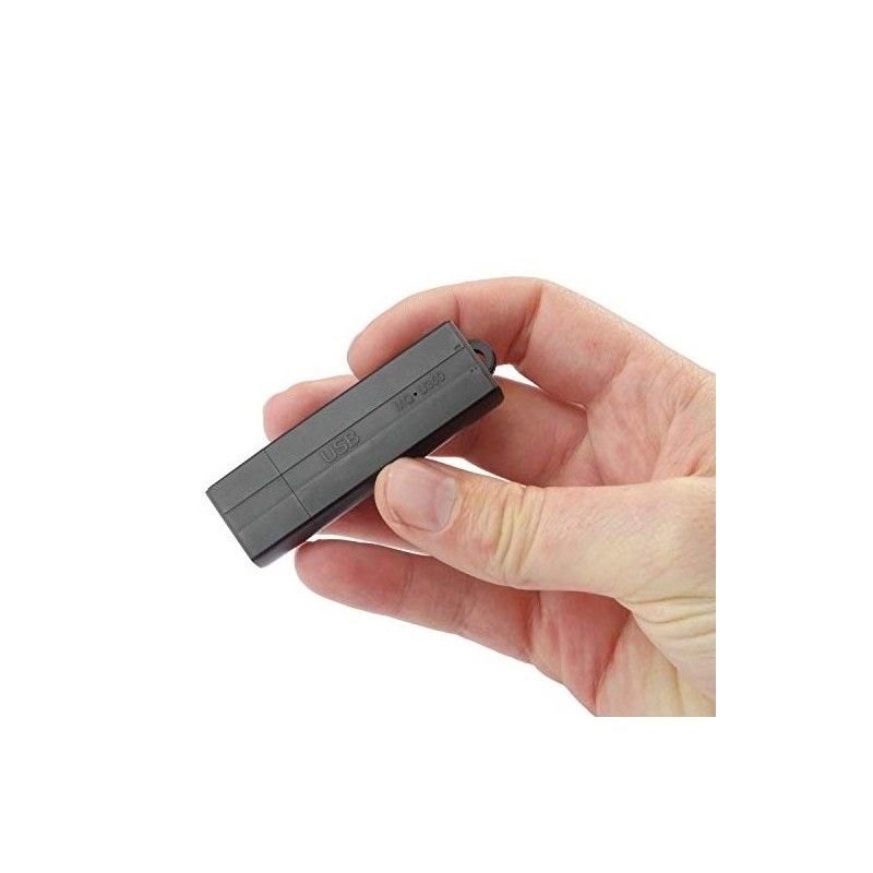 Grabadora de Voz USB con Detección de Sonido – hasta 25 Días y 288 Horas