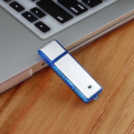 Grabadora de audio dictáfono llave USB 20 horas de duración de la batería