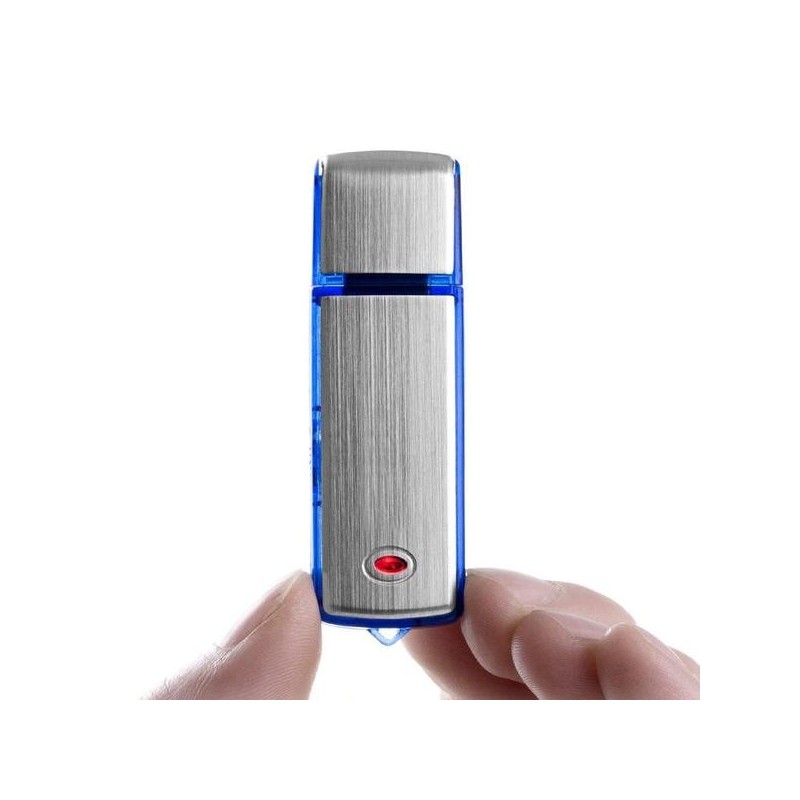 Grabadora de audio dictáfono llave USB 20 horas de duración de la batería