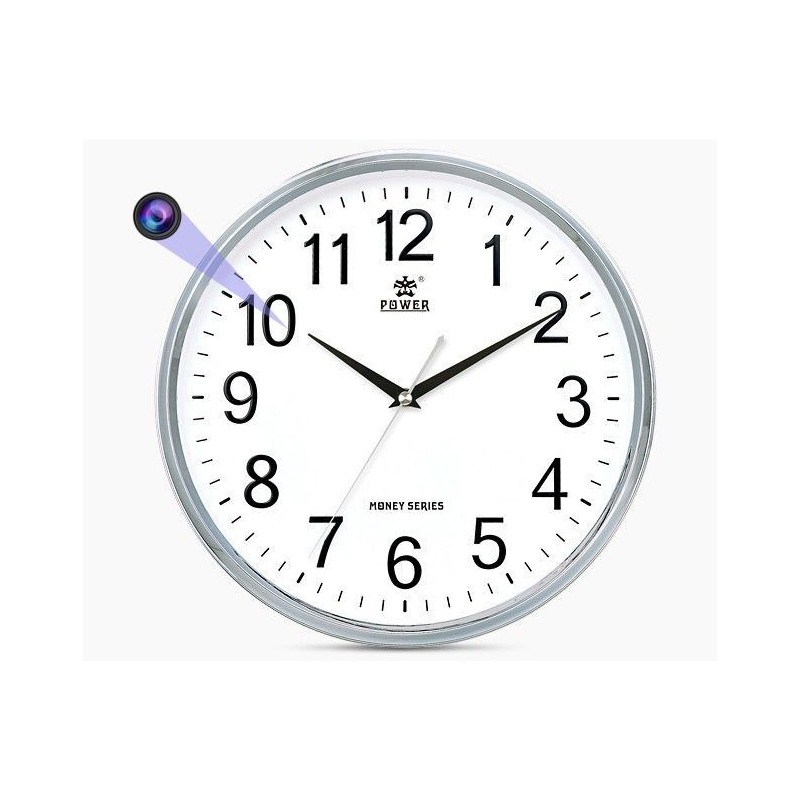 Wall clock Full HD camera with night vision
