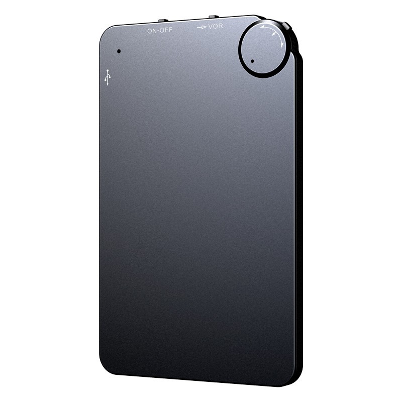 New generation ultra flat long autonomy audio recorder