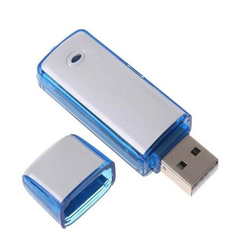 Microphone recorder with 8Go USB key