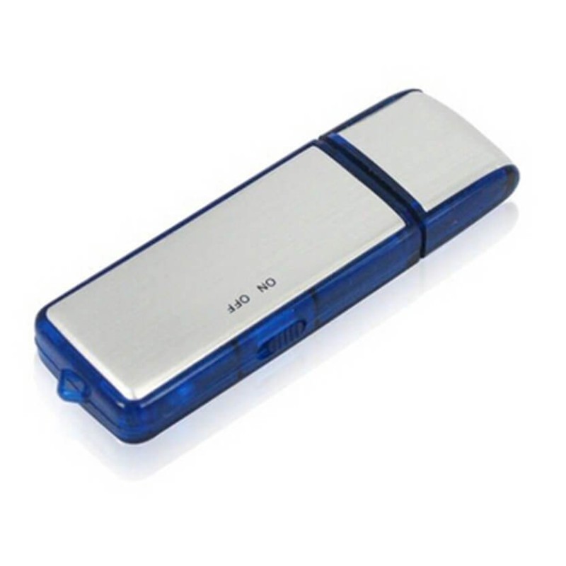 Grabadora de audio dictáfono llave USB 20 horas de duración de la batería