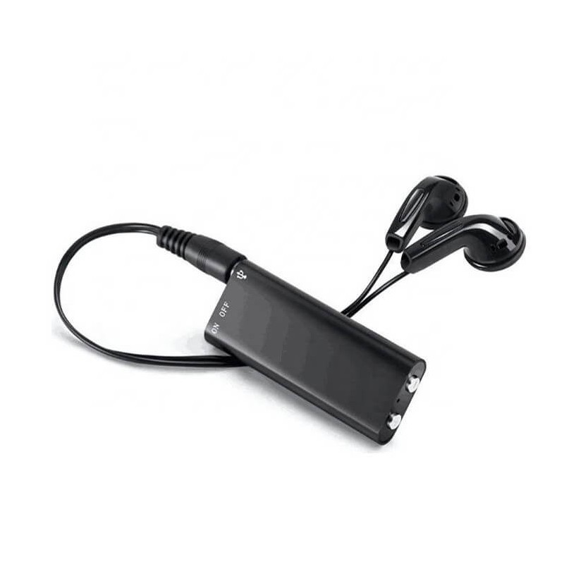 Mini micro grabadora reproductor mp3 10 horas de grabación.