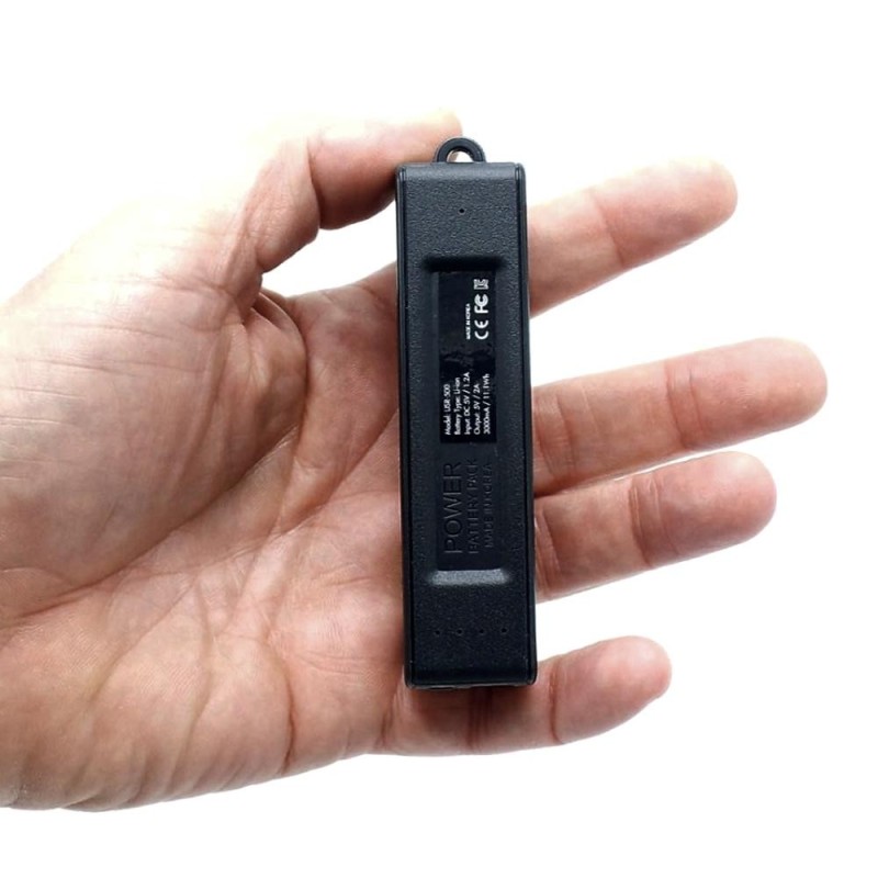 Micro grabadora de audio espía powerbank de larga duración de 150 días de autonomía